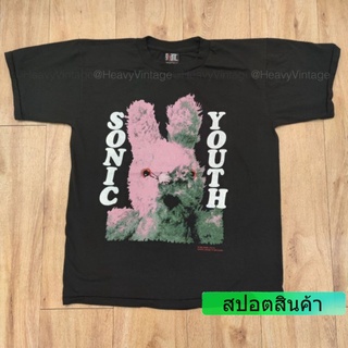 SONIC YOUTH @1992 เสื้อวง เสื้อทัวร์ ลายน่ารัก