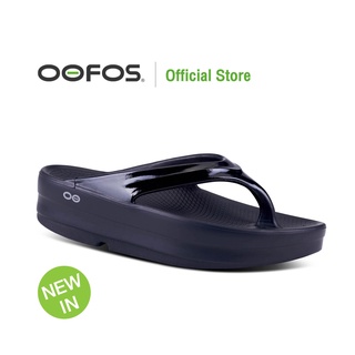 ภาพหน้าปกสินค้าOOFOS Recovery Footwear รุ่น Oomega Black (ส้นหนาสีดำ) -Unisex ที่เกี่ยวข้อง