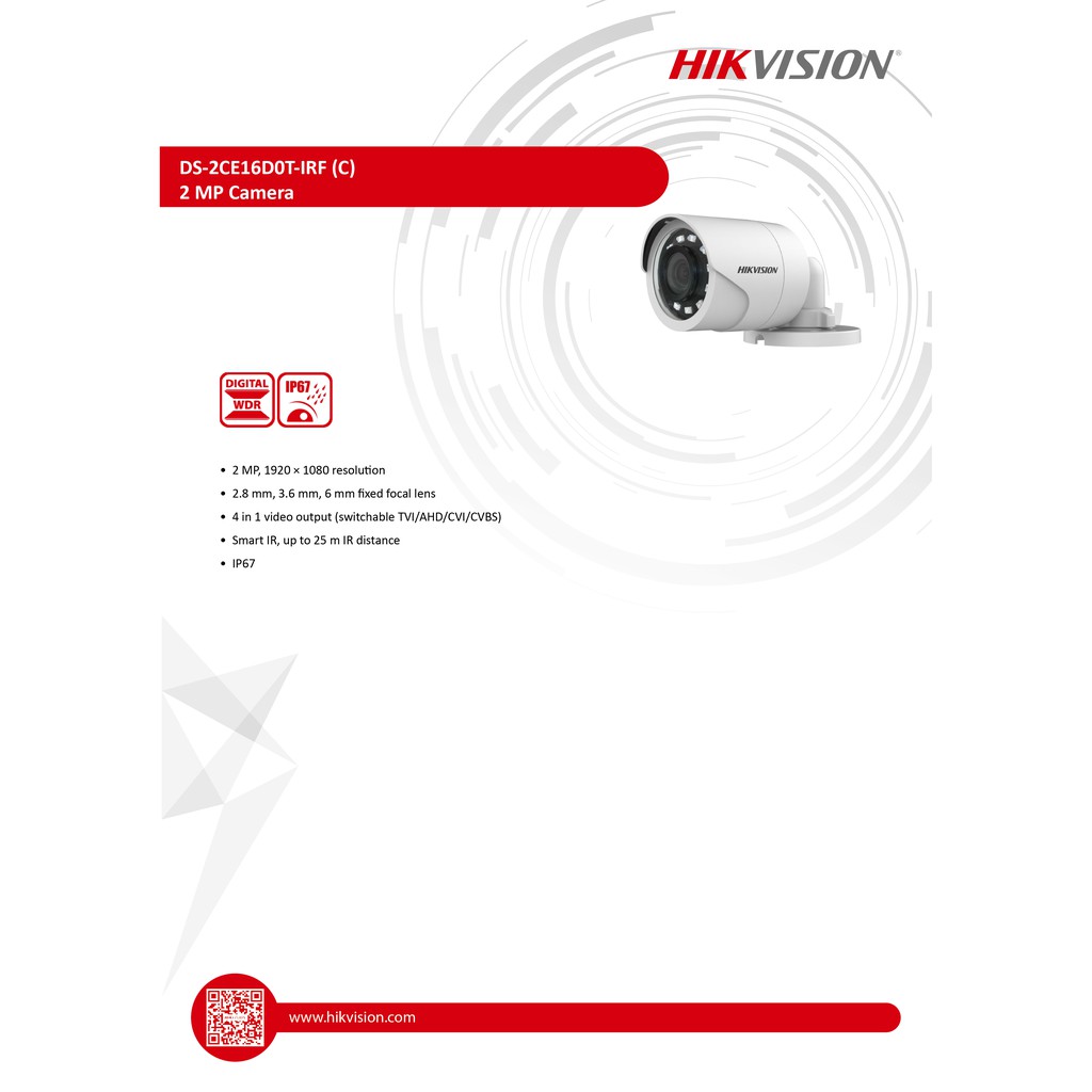 hivision-ชุดกล้องวงจรปิด-4ตัว-ความคมชัด-2-ล้านพิกเซล-เครื่องบันทึก-ฟรี-ฮาร์สดิสและอเเดปเตอร์-ครบชุด-พร้อมติดตั้ง