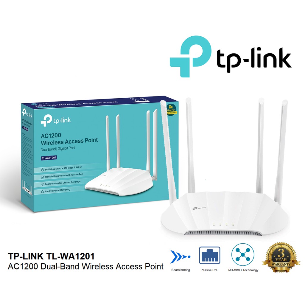 TP-LINK (TL-WA1201) AC1200 Wireless Thailand | Access Shopee Dual-Band Point Wi-Fi