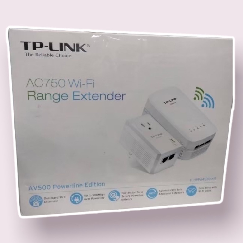 TP-LINK TL-WPA4530 KIT AV500 Powerline AC Wi-Fi Kit | Shopee Thailand