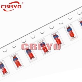 ซีเนอร์ไดโอด 0.5W 1/2W SMD ZMM5V1 ZMM3V0 3V3 3V9 4V7 5V1 7V5 8V2 10V 12V 15V 16V 18V 20V 24V LL34 3.3V 3V3 100 ชิ้น