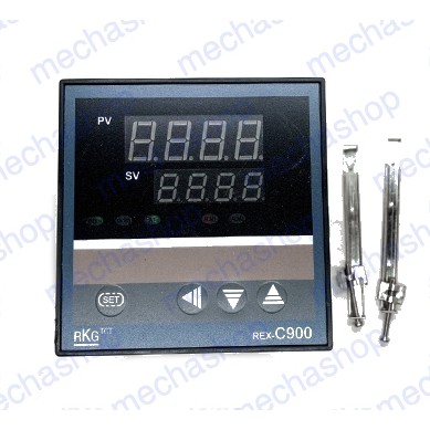 เครื่องวัดอุณหภูมิ-เครื่องควบคุมอุณหภูมิ-temperature-controller-pv-sv-digits-display-rex-c900fk02-m-an