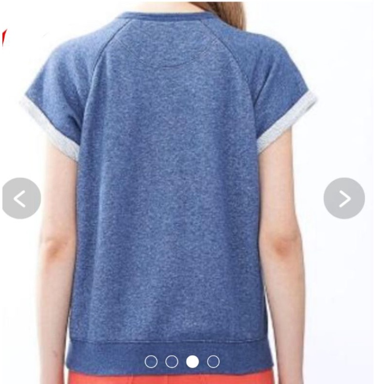 u33-uniqlo-เสื้อสเวตเตอร์แขนสั้นแบรนด์ญี่ปุ่น-size-l