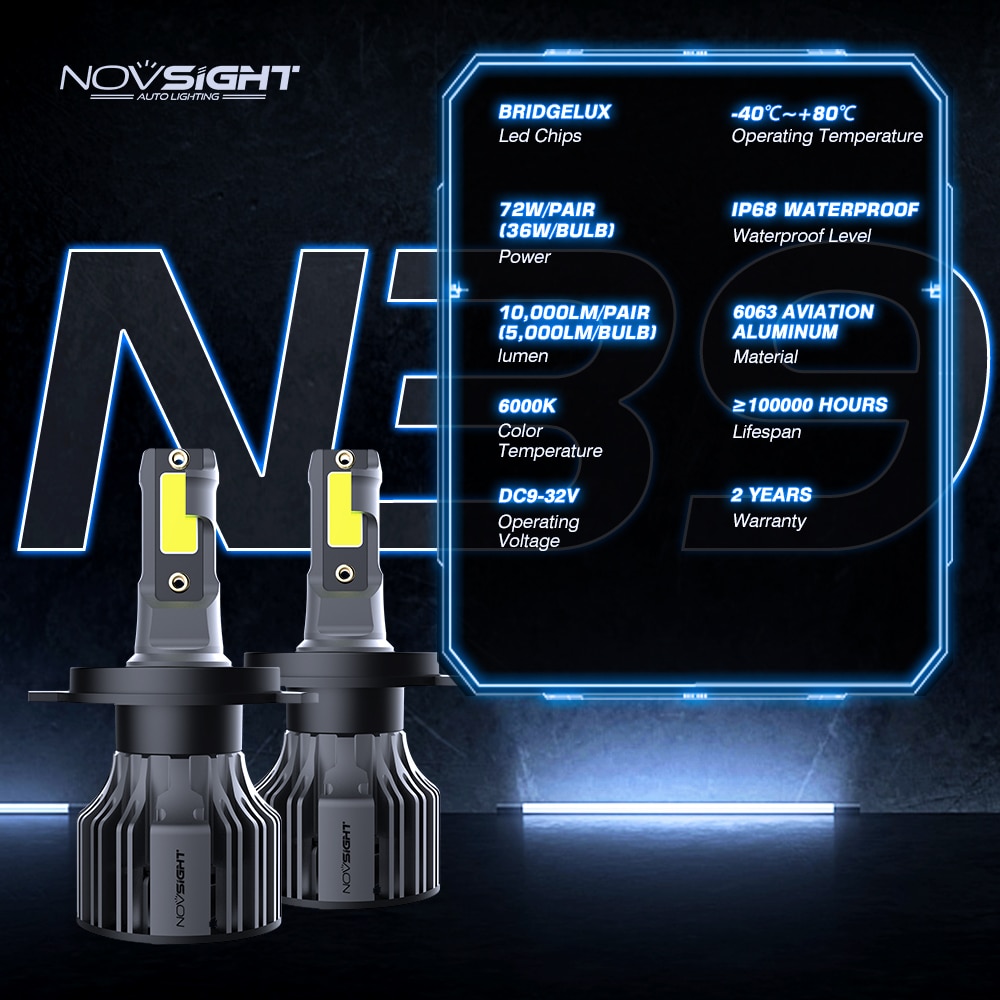 novsight-led-car-headlight-h4-h11-9005-9007-led-6000k-รถยนต์-ไฟหน้ารถ-1คู่-ไฟหน้ารถยนต์-3-years-warranty