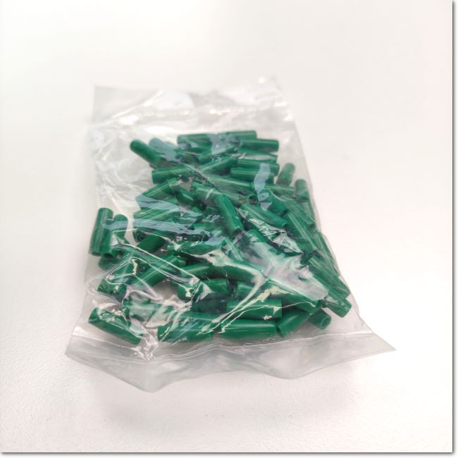 v-1-25-green-ปลอกหุ้มหางปลา-สเปค-1-bag-100-pcs-bandex