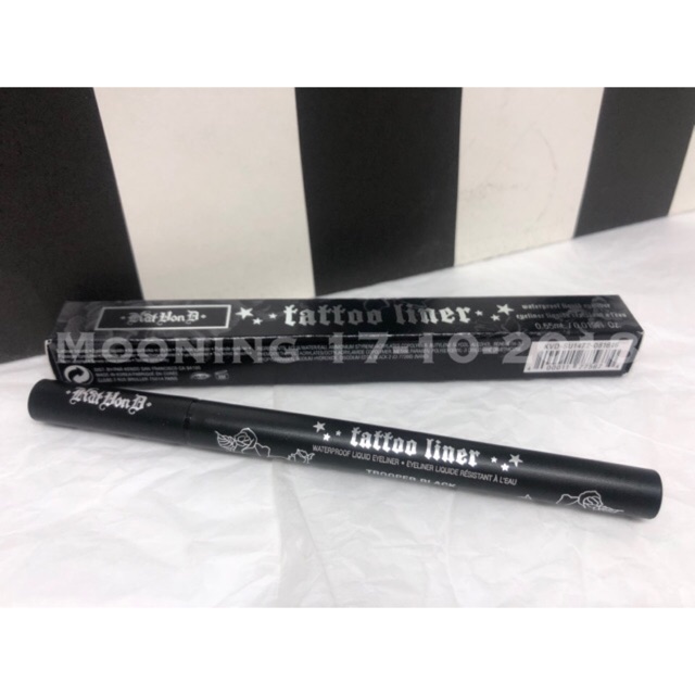 Kat Von D Tattoo Liner สี Trooper Black ขนาด 0.55 ml และ 0.2 ml