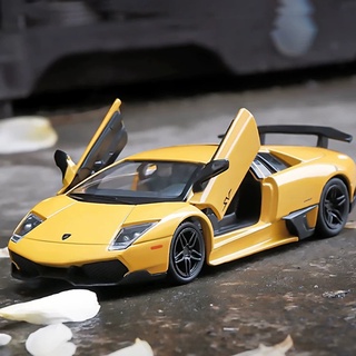 โมเดลรถยนต์ Lamborghini Murcielago สเกล 1:36 ของเล่น ของสะสม ของขวัญวันเกิด สําหรับเด็กผู้ชาย