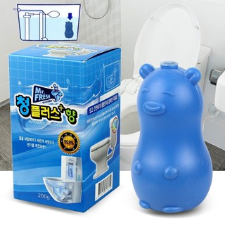 น้ำยาดับกลิ่นชักโครก ผลิตภัณฑ์ดับกลิ่นชักโครก Mr.Fresh รุ่น Toilet-Cleaner-korea-blue-00c-J1
