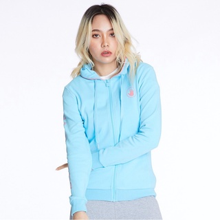○BODY GLOVE Womens SC TRACK CLUB Hoodies เสื้อฮู้ด ผู้หญิง สีฟ้า-12