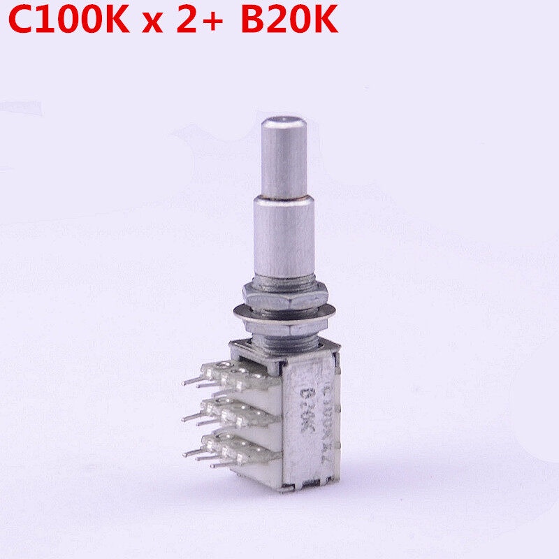 PF-1 ชิ้น GuitarFamily Stacked Dual Concentric Potentiometer(POT) พร้อม ...