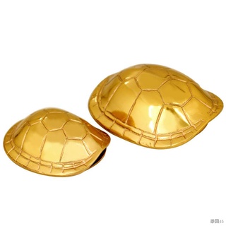 ♣Juyuan Pavilion Brass Turtle Shell Ornament อุปกรณ์ฮวงจุ้ยหกเครื่องมือยาว