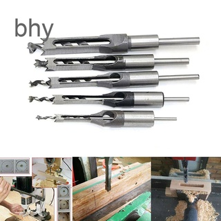 Bhy ดอกสว่านเจาะรู HSS เหล็ก ทรงสี่เหลี่ยม ขนาด 6.4 8 9.5 12.7 มม. สําหรับงานไม้ 1 ชิ้น