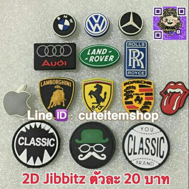 shoes-charm-logo-ตุ๊กตาติดรองเท้า-พร้อมส่ง-สั่ง-5-แถม-1-ตัวแถมทางร้านสุ่มให้นะคะ