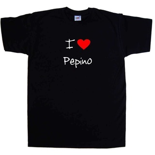 [S-5XL] เสื้อยืด พิมพ์ลาย I Love Heart Pepino สําหรับผู้ชาย