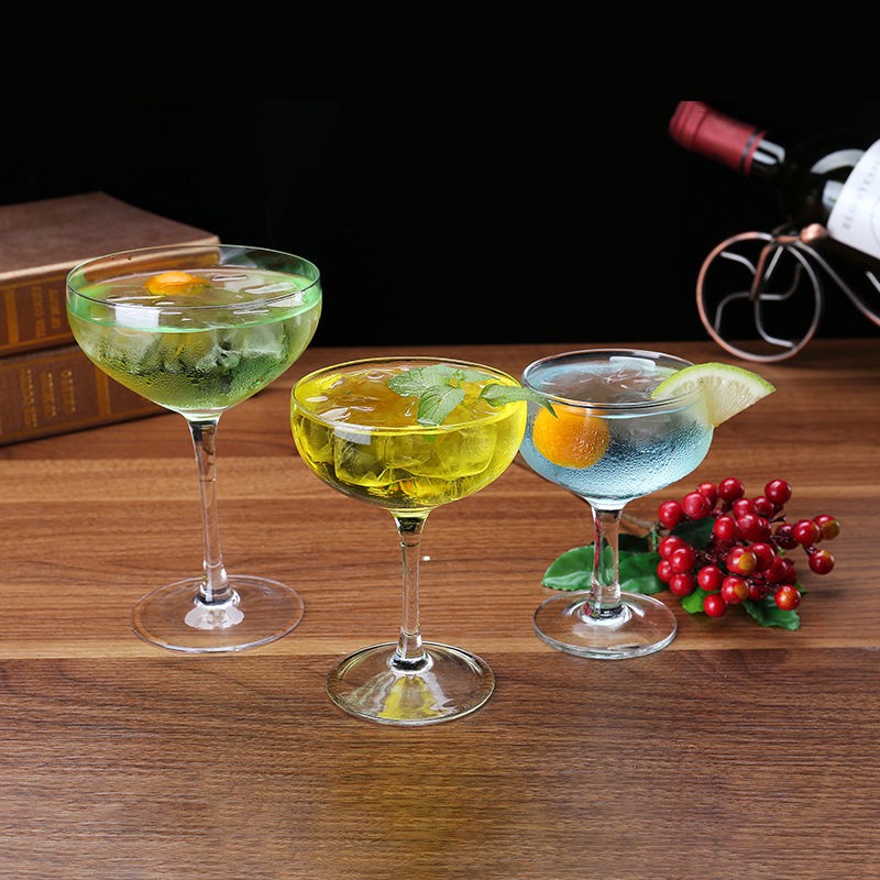 ภาพสินค้าCrystal Cocktail Glass Martini Glass Margarita Glass Triangle Glass Champagne Bar Mixer Glass Wine Glass ping11 จากร้าน 5yz4p6r7sw บน Shopee ภาพที่ 1
