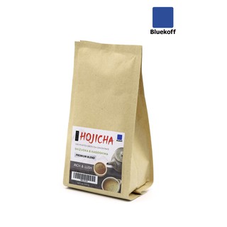 Bluekoff ผงชาเขียวโฮจิฉะ ชาเขียวคั่วเข้มข้น 100% Hojicha Greentea Premium 100%