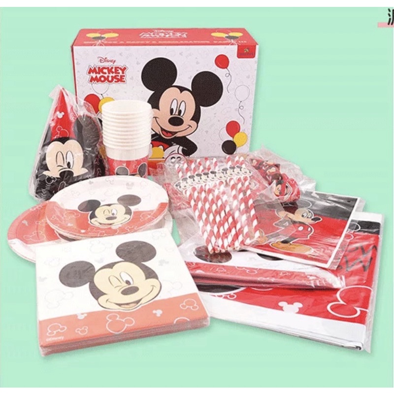 เซ็ทงานวันเกิดมิกกี้-disney-mickey-92-pieces-party-set