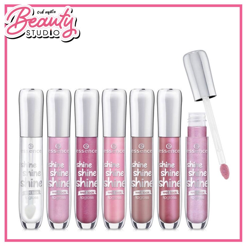 แท้100-essence-shine-shine-shine-lipgloss-ลิปกลอสสูตรเชียร์แอนด์ชายน์เนื้อนุ่มลื่น