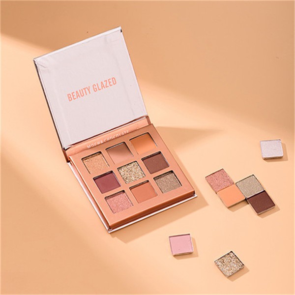 beauty-glazed-ใหม่-9-color-shimmer-matte-eyeshadow-palette-เครื่องสำอางค์กันน้ำอายแชโดว์-cod