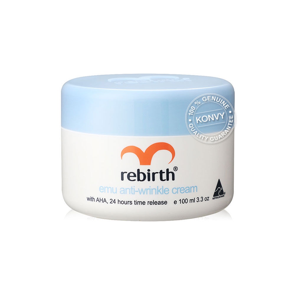 มุมมองเพิ่มเติมของสินค้า Rebirth Set 2 Items Placenta Placenta Anti-Wrinkle Cream 100ml + Emu Anti-Wrinkle Cream 100ml .