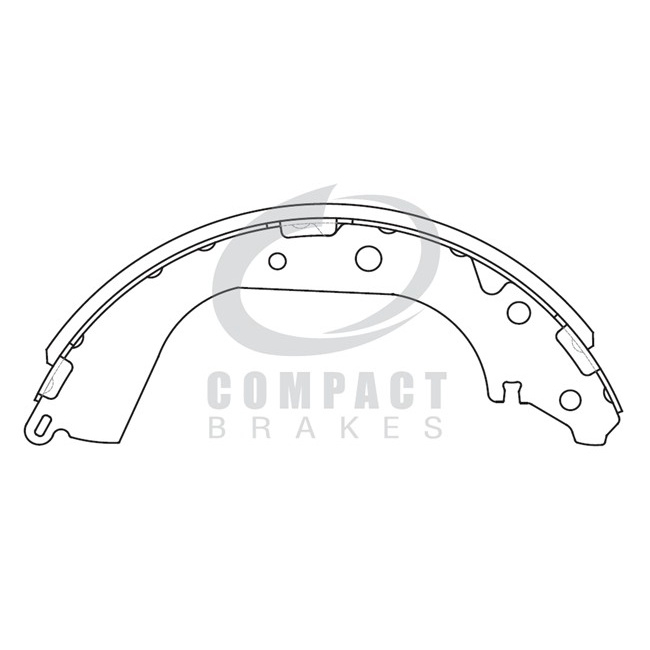 compact-brakes-tcn-2305-ผ้าเบรคหลังสำหรับรถ-toyota-ไมตี้-เอ๊กซ์-4wd-toyota-tiger-4wd-toyota-commuter-ปี-2011-2014