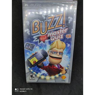 แผ่นแท้ PSP เกมส์ Buzz Master Quiz ใหม่ ซีลพลาสติก แผ่น USA สินค้าดีไม่มีย้อมแมว