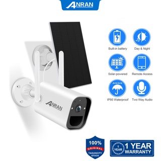 Anran กล้องวงจรปิดโซล่าเซลล์  ไร้สาย  3MP WiFi HD1536p ระบบกล้องวงจรปิดเฝ้าระวัง ไร้สาย 100%