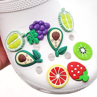 Crocs Jibbitz จี้รูปผลไม้ สําหรับตกแต่งรองเท้า DIY