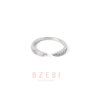 Bzebi แหวนแฟชั่น ผู้หญิง เพชรแท้ ทอง สร้อยข้อมือ เปิดนิ้วชี้ ระดับสูง หรูหรา ดีไซน์มินิมอล สําหรับผู้หญิง 1048r