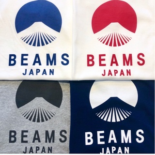 🌟พร้อมส่ง🌟Beams Japan เสื้อยืดแขนสั้นเนื้อผ้าฝ้ายแฟชั่นพิมพ์ลายสําหรับผู้ชายและผู้หญิง