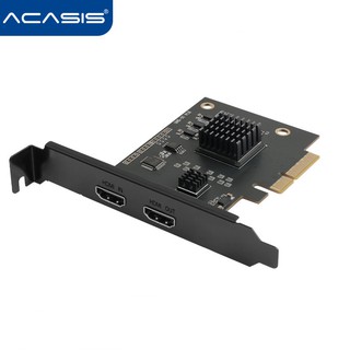 ACASIS PCIe Game Capture 4K60fps 2k144 PCIe Game Capture Card 4K60 HDR10 Video Game Capture Card Live Streaming Compatible with Windows/Linux Systems,for PS5 PS4/3 Xbox one/360 Wii U ezcap261