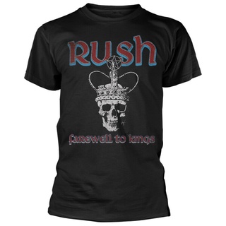 เสื้อยืดโอเวอร์ไซส์เสื้อยืด พิมพ์ลาย Rush Farewell To Kings เข้ากับทุกการแต่งกาย แฟชั่นฤดูร้อน สําหรับผู้ชายS-3XL