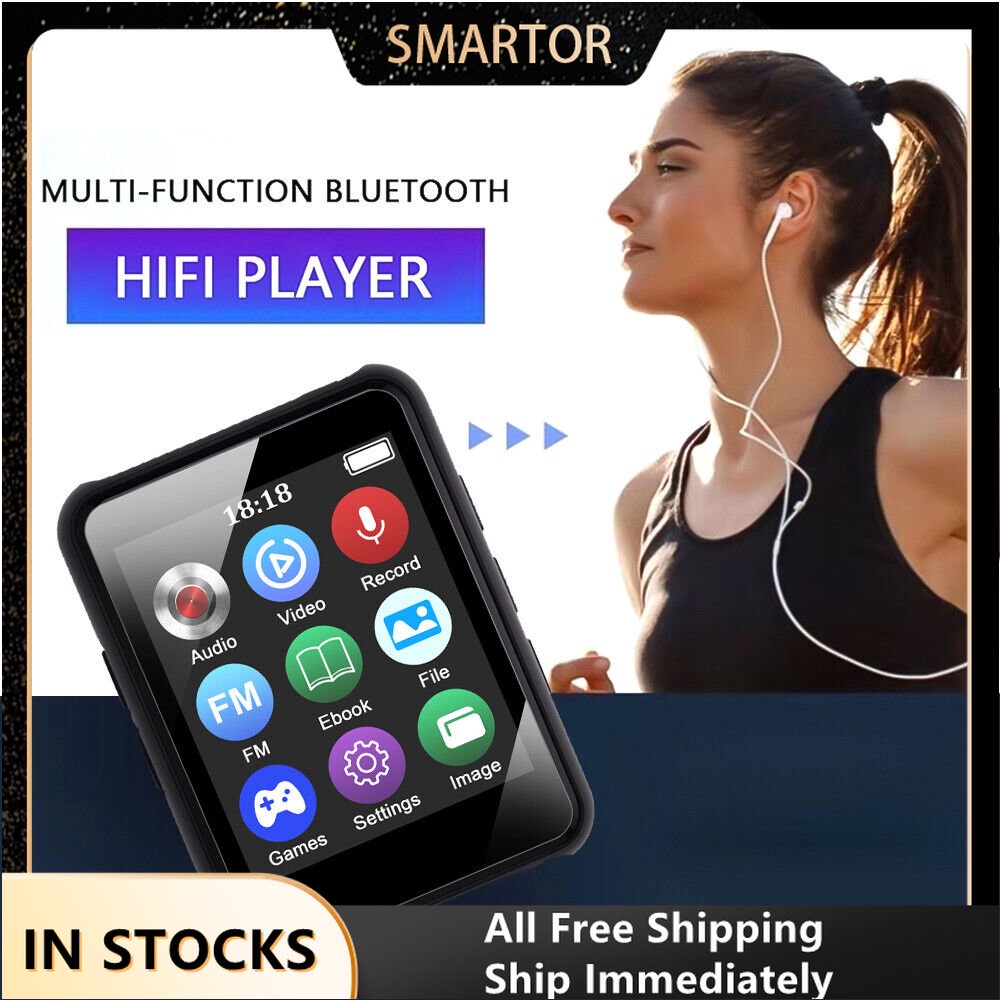 ภาพหน้าปกสินค้าพร้อมส่ง2022 เครื่องเล่นเพลง MP3 บลูทูธ 5.0 ขนาดเล็ก สําหรับนักเรียน เล่นกีฬา จากร้าน smartor05.th บน Shopee