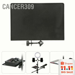 Cancer309 Alloy Black Sound Card Tray Multifunction Metal Commodity Shelf Mobile Phone Live Broadcast Bracket Equipment Accessory