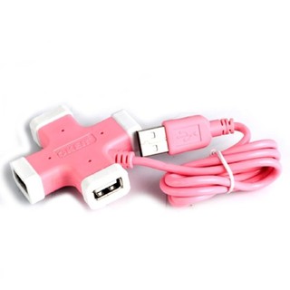 สินค้า OKER HUB USB 2.0 4 Port H-365 - Pink#29