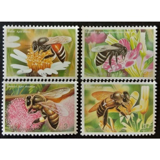 ภาพหน้าปกสินค้า[แสตมป์ไปรษณีย์ไทย ยังไม่ใช้] ปี 2543  ชุดผึ้งชนิดต่างๆ ที่เกี่ยวข้อง