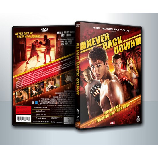 [ DVD Movie Master ] NEVER BACK DOWN กระชากใจสู้แล้วคว้าใจเธอ ( 1 DVD