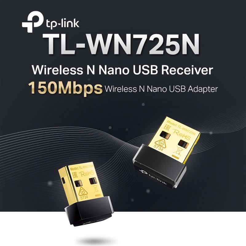 wireless-usb-tp-link-รุ่น-tl-wn725n-ตัวเชื่อมต่อ-wifi-150mbps-2-4-ghz-wireless-n-nano-ตัวรับสัญญาณ-wifi