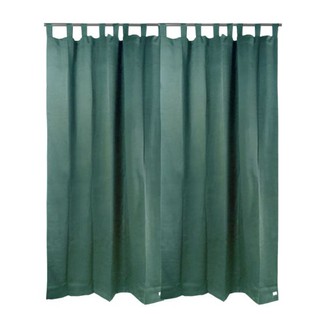 KASSA HOME ผ้าม่านหน้าต่าง หูกระเช้า รุ่น RITZY TT160-GN ขนาด 140 x 160 ซม. สีเขียว ผ้าม่าน มู่ลี่