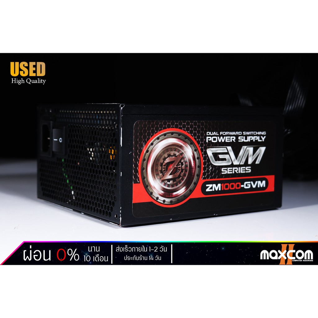 PSU (พาวเวอร์ซัพพลาย) Zalman 1000w ZM1000 GVM 80+ Bronze (สินค้ามี ...
