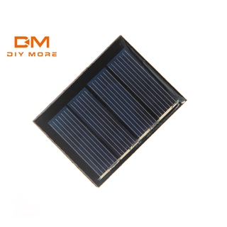 Diymore แผงพลังงานแสงอาทิตย์ 2V 115MA แผงโซลาร์เซลล์ 0.23W ระบบสุริยะ ขนาดเล็ก Diy สําหรับที่ชาร์จแบตเตอรี่โทรศัพท์ แบบพกพา (50X38 มม.)