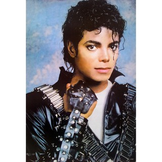 โปสเตอร์ รูปถ่าย นักร้อง ไมเคิล แจ็กสัน Michael Jackson King of Pop POSTER 24”x35” American Pop Dance Disco Rock V1