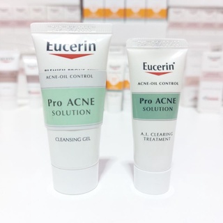 ขนาดทดลอง | ยูเซอริน Eucerin ProAcne Solution Cleansing Gel | A.I.Matt | A.I.Clearing | Acne Mark | ผิวมัน เป็นสิวง่าย