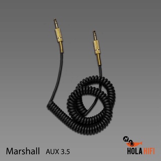 Marshall AUX Cable 3.5mm สาย AUX Marshall 3.5มม สีดำ (ของแท้)