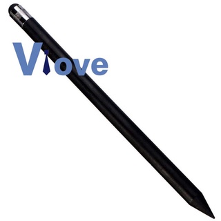 ปากกาสไตลัส ปากกาสไตลัส ปากกาสไตลัส สําหรับ iPhone iPad แท็บเล็ต โทรศัพท์ PC - สีดํา