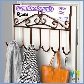 Comfy ตะขอเกี่ยวประตูหลัง ตะขอหลังประตูห้องน้ำ แขวนอเนกประสงค์ back door hook