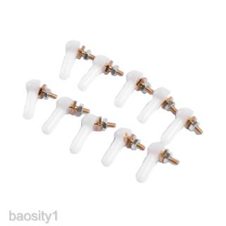 [BAOSITY1] 10 Pieces Plastic M2 Link Rod End Ball Joint  For RC Car And RC Boat Parts