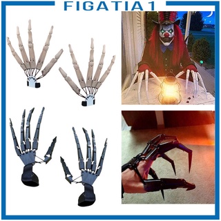 [NANA] Emulsion Halloween Articulated Finger Gloves Finger Extensions White Left