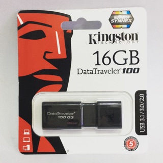 USB Flash Drive16 GB Kingston แฟลชไดรว์ของแท้รับประกันศูนย์